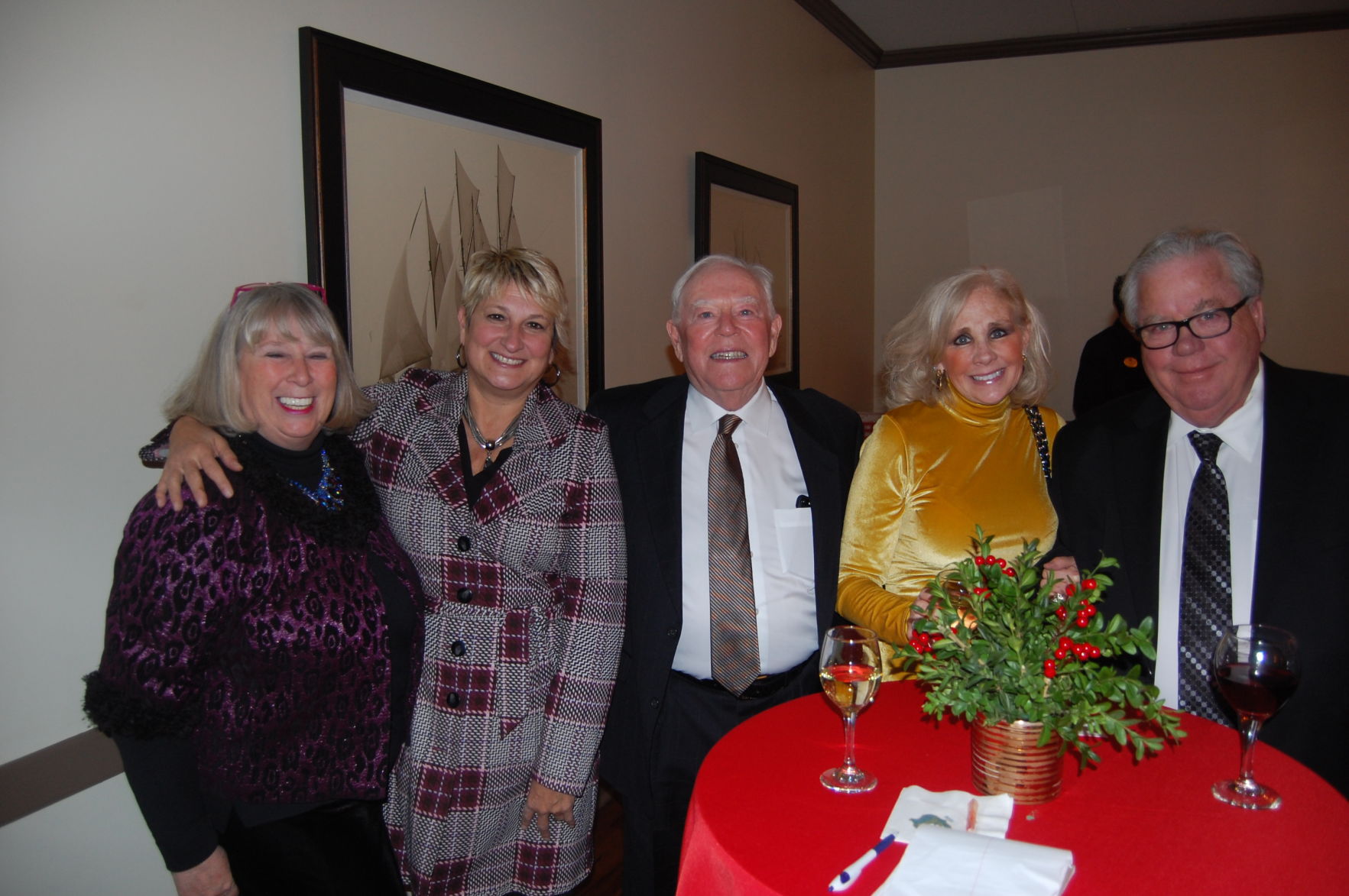 Jonell Kehias, Cat Woods, Terry Reid, Marlene and Keith Woodruff